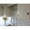 imageArt3d Bathroom Backsplash Mother of Pearl Backsplash Shell Mosaic Tile for Kitchen Shower Tub Sink Bathroom Tile 6 WhiteMortar
