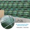 imageArt3d Peel and Stick Backsplash Tile Green for Kithchen Bathroom Laundry Room Stove RV 20Pack of 12 x 6quot SelfAdhesive Vinyl Stick On Subway TileDark Green