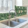 imageArt3d Peel and Stick Backsplash Tile Green for Kithchen Bathroom Laundry Room Stove RV 20Pack of 12 x 6quot SelfAdhesive Vinyl Stick On Subway TileGreen