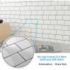 imageArt3d Peel and Stick Backsplash Tile Green for Kithchen Bathroom Laundry Room Stove RV 20Pack of 12 x 6quot SelfAdhesive Vinyl Stick On Subway TileWhite With Black Grout  2