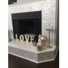 imageArt3d Peel and Stick Mother of Pearl Shell Mosaic Tile for Kitchen Backsplashes 12quot x 12quot White 6 Pack
