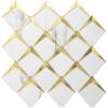 imageArt3d 10Sheet Peel and Stick Backsplash for Kitchen Dcor SelfAdhesive Diamond Mosaic Tiles for Fireplace Bathroom