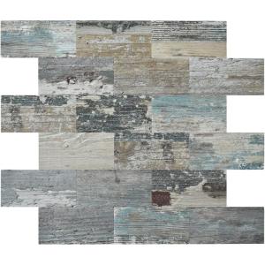 imageArt3d 10 Sheet Pack Of 10 Wall Panel Wood GrayGreen
