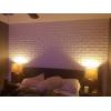 imageArt3d 11Pack Peel and Stick 3D Wall Panels for Interior Wall Decor White Brick Wallpaper Covers 64 SqFt