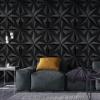 imageArt3d 197quot x 197quot Pack Of 12 Wall Panel City BlackOctagonBlack