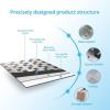 imageArt3d 20Pack SelfAdhesive Metal Backsplash Peel and Stick Tile for Kitchen 12quot x 12quot Silver Aluminium Surface