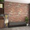 imageArt3d 20Pack105 SqFt Faux Brick 3D Wall Panels Peel and Stick in Stone Ash Self Adhesive Waterproof Foam Wallpaper for Bedroom Bathroom KitchenRed brown