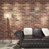 imageArt3d 20Pack105 SqFt Faux Brick 3D Wall Panels Peel and Stick in Stone Ash Self Adhesive Waterproof Foam Wallpaper for Bedroom Bathroom KitchenRed brown