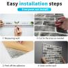 imageArt3d 20Pack105 SqFt Faux Brick 3D Wall Panels Peel and Stick in Stone Ash Self Adhesive Waterproof Foam Wallpaper for Bedroom Bathroom KitchenStone ash