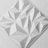 imageArt3d 33Pack 3D Wall Panels for Interior Wall Decor Diamond Textured Feature Wall Paneling for Gaming Living Room TV Wall Background Accent Wall  12 x 12 inch GoldWhite