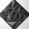 imageArt3d 33Pack 3D Wall Panels for Interior Wall Decor Diamond Textured Feature Wall Paneling for Gaming Living Room TV Wall Background Accent Wall  12 x 12 inch GoldBlack