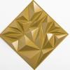 imageArt3d 33Pack 3D Wall Panels for Interior Wall Decor Diamond Textured Feature Wall Paneling for Gaming Living Room TV Wall Background Accent Wall  12 x 12 inch GoldGold