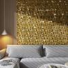 imageArt3d 3D Diamond Design Paneling for Interior Decor Living Room TV Wall Background Bedroom Gaming Setup 118quot x 118quot Black Marble 33 PackGold