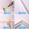 imageArt3d 4 Pack Wall Molding Trim WhiteOff White