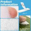 imageArt3d 48 Sets Hook and Loop Tape Sticky Back 4quotx6quot DoubleSided Adhesive StripHeavy DutyWhite