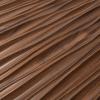 imageArt3d Black Large PVC 3D Wall Panels for Interior Wall Dcor Drop Ceiling Tile 2x4 3D Textured Wavy Wall Panels Decorative Pack of 6 Tiles472quot236quotWalnut