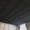 imageArt3d Drop Ceiling Tiles 24x24 Inch 12Pack 48 Sqft  Glue Up PVC Ceiling Tiles 2x2 Ft Decorative Ceiling Panels for Kitchen Living Room Office and Home WhiteBlack