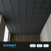 imageArt3d Drop Ceiling Tiles 24x24 Inch 12Pack 48 Sqft  Glue Up PVC Ceiling Tiles 2x2 Ft Decorative Ceiling Panels for Kitchen Living Room Office and Home WhiteBlack
