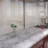 imageArt3d Glossy SelfAdhesive Contact Paper Countertops 24quotx200quot Glossy Beech 1White Marble