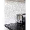 imageArt3d Mother of Pearl Wall Brick Shell Mosaic for Kitchen Backsplashes Bathroom Walls Spa Tile Pool Tile 12quot x 12quot White