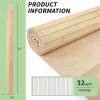 imageArt3d Natural Bamboo Wall Panel for Interior Wall Decor Renewable Pole Wrap Wainscoting Paneling for Wall Ceiling Furniture Cabinet Office 12 x 96 Inch  Light BurnedLightcarbonized