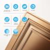 imageArt3d PVC Ceiling Tiles 2x2 Plastic Sheet in White 48PackSilk Bronze