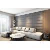 imageArt3d Padded Bed Headboard for QueenTwinKingFullRemovableSized 315x118inches Pack of 8pcsGray Upholstered Wall Panels for Interior Wall DecorGray