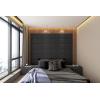 imageArt3d Padded Bed Headboard for QueenTwinKingFullRemovableSized 315x118inches Pack of 8pcsGray Upholstered Wall Panels for Interior Wall DecorHeavy Gray