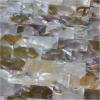 imageArt3d Peel and Stick Mother of Pearl Shell Mosaic Tile for Kitchen Backsplashes 12quot x 12quot Coloful Textures