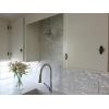 imageArt3d Peel and Stick Mother of Pearl Shell Mosaic Tile for Kitchen Backsplashes 12quot x 12quot White Brick