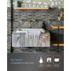imageArt3d Peel and Stick Wall Tile for KitchenBathroom Backsplash 12quotx12quot MultiMulticolor