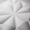 imageArt3d Textures 3D Wall Panels for Interior Wall Decor White Diamond Decorative PVC Wall Panels Pack of 12 Tiles 32 Sq FtWhite
