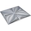imageArt3d White 3D Wall Panel PVC Flower Design Cover 3 Sq Meter for Interior Wall Decor in Living Room Bedroom Lobby Office Shopping MallGray