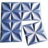imageArt3d White 3D Wall Panel PVC Flower Design Cover 3 Sq Meter for Interior Wall Decor in Living Room Bedroom Lobby Office Shopping MallNavy Blue