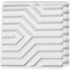 imageArt3d 197quot x 197quot Pack Of 12 Wall Panel City BlackMaze
