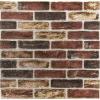 imageArt3d 20Pack105 SqFt Faux Brick 3D Wall Panels Peel and Stick in Stone Ash Self Adhesive Waterproof Foam Wallpaper for Bedroom Bathroom KitchenRed brown