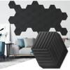 imageArt3d 33Pack 3D Wall Panels for Interior Wall Decor Textured Accent Wall Cover Paneling for Gaming Living Room Bedroom TV Wall Background 12quot x 12quot BlackBlack