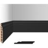 imageArt3d 4Pack Wall Baseboard Molding Trim 8 ft Each HighImpact Polystyrene Skirting Board Durable Paintable ampamp MoistureResistantEasy DIY Installation for Home ampamp Office Total Length 32 ft WhiteBlack