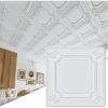 imageArt3d Drop Ceiling Tiles 24x2412Pack 48 SqftWainscoting Panels Glue Up 2x2 CloudWhiteCloudwhite