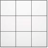 imageArt3d Kitchen Backsplashes Tile Peel and Stick in White Checker 1Sheet of 12x12inches Made of Aluminum PVC Composite Panel