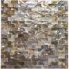 imageArt3d Peel and Stick Mother of Pearl Shell Mosaic Tile for Kitchen Backsplashes 12quot x 12quot Coloful Textures
