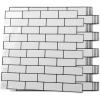 Warm White with Black Grout