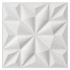 imageArt3d Textures 3D Wall Panels for Interior Wall Decor White Diamond Decorative PVC Wall Panels Pack of 12 Tiles 32 Sq FtWhite