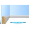 imagert3d 4Pack Wall Molding Trim 8 ft Each MDF Wainscoting Panels Paintable ampamp WarpResistant Easy Adhesive Installation for Living Room Bedroom ampamp Office Dco Total Length 32 ft White 2White 3