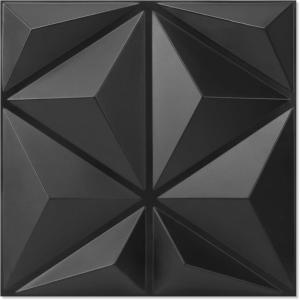 imageArt3d 197quot x 197quot Pack Of 12 Wall Panel City BlackBlack