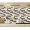 imageArt3d 10Piece Stick on Backsplash Tile for Kitchen30  30cm Vinyl Decorative Tiles Marble A17083P10Marble