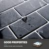 imageArt3d 10Sheet Peel and Stick Backsplash 12 in x 12 in Subway Tiles in Marble DesignBlack Marble