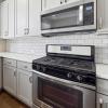 imageArt3d 10Sheet Peel and Stick Backsplash 12 in x 12 in Subway Tiles in Marble DesignWarm White With Gray Grout