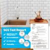 imageArt3d 10Sheet Peel and Stick Backsplash 12 in x 12 in Subway Tiles in Marble DesignWarm White With Gray Grout