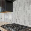 imageArt3d 10Sheet Peel and Stick Kitchen Backsplash Tile Vinyl Stick On Wall Tile Sticker for Bathroom Laundry Room Back Splashes 12quotx12quot Grey MarbleGrey Marble